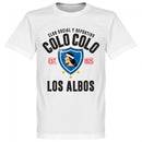 Colo Colo Established T-Shirt - White - Terrace Gear