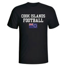 Cook Islands Football T-Shirt - Black