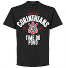 Corinthians Established T-Shirt - Black - Terrace Gear