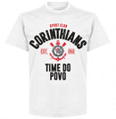Corinthians Established T-Shirt - White - Terrace Gear