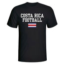 Costa Rica Football T-Shirt - Black