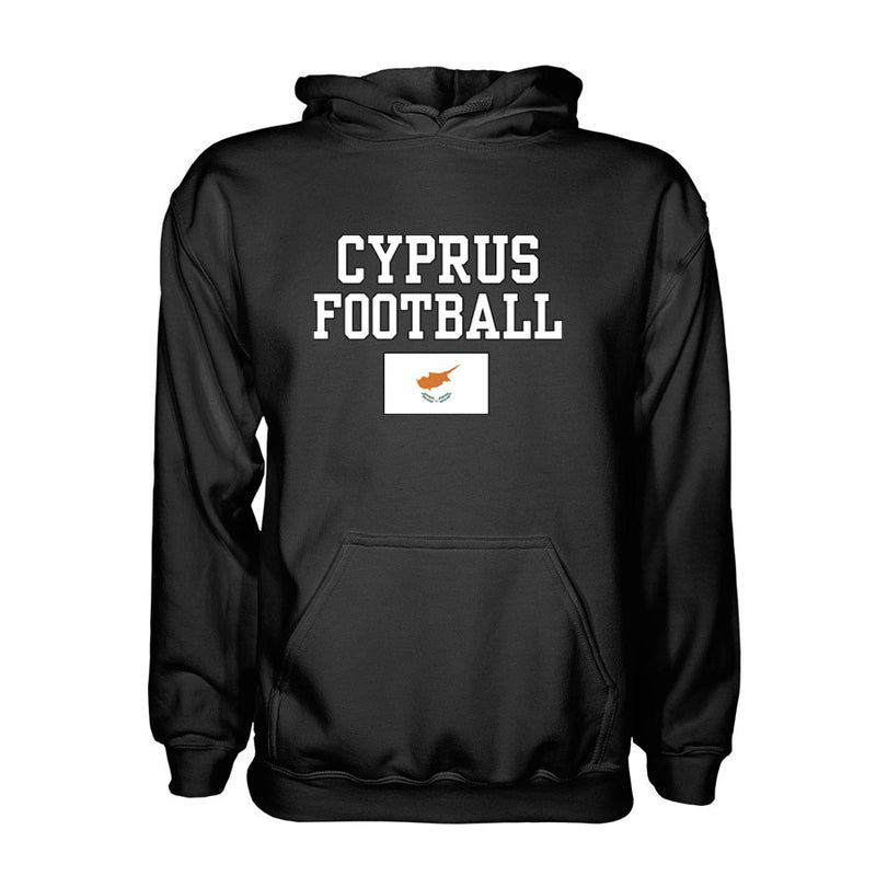 Cyprus Football Hoodie - Black