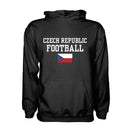 Czech Republic Football Hoodie - Black