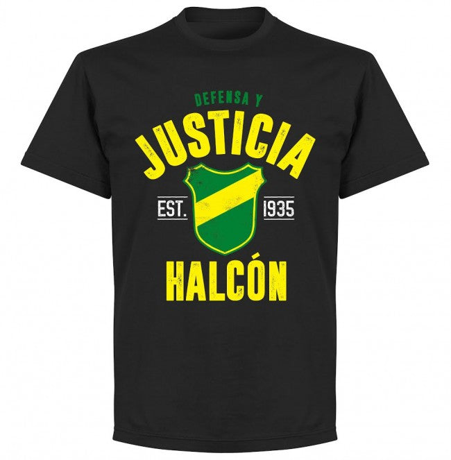 Defensa Justica Established T-Shirt - Black - Terrace Gear