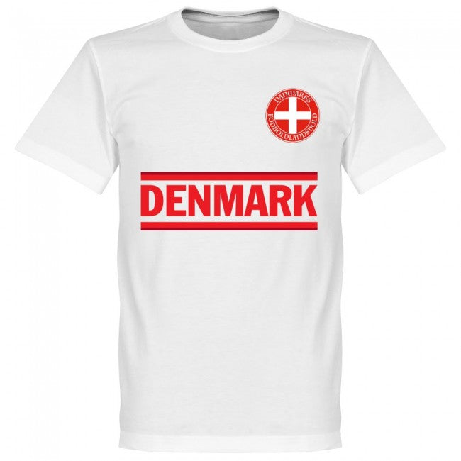Denmark Team T-Shirt - White