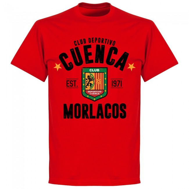 Deportivo Cuenca Established T-shirt - Red - Terrace Gear