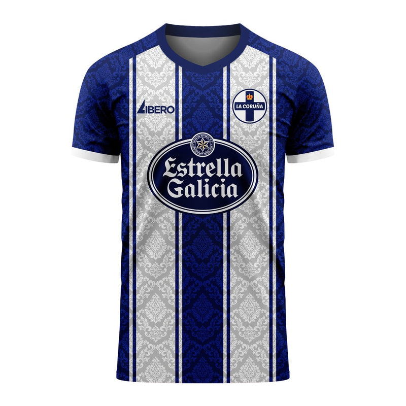 Deportivo La Coruna 2022-2023 Home Concept Football Kit (Libero)