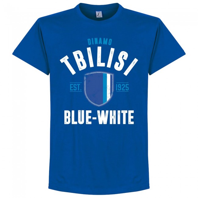 Dinamo Tbilisi Established T-Shirt - Royal