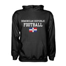 Dominican Republic Football Hoodie - Black