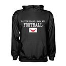 Easter Island - Rapa Nui Football Hoodie - Black