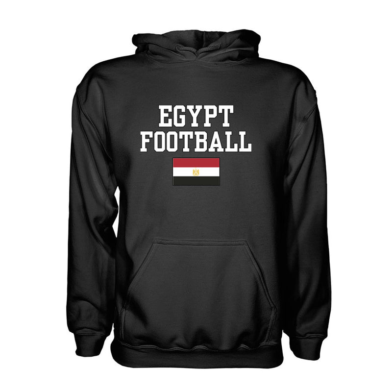 Egypt Football Hoodie - Black
