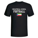 Equitorial Guinea Football T-Shirt - Black