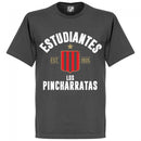 Estudiantes Established T-Shirt - Dark Grey - Terrace Gear