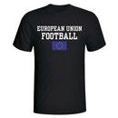 European Union Football T-Shirt - Black