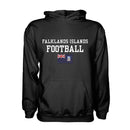 Falklands Islands Football Hoodie - Black