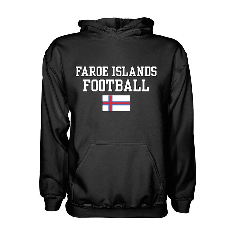 Faroe Islands Football Hoodie - Black