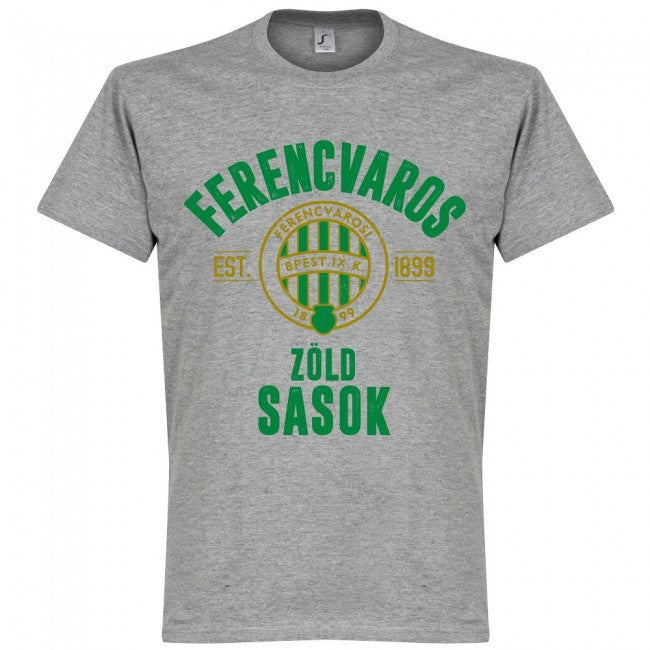 Ferencvaros Established T-Shirt - Grey