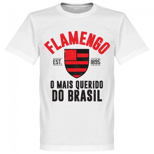 Flamengo Established T-Shirt - White - Terrace Gear