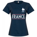 France Team Womens T-Shirt - Navy