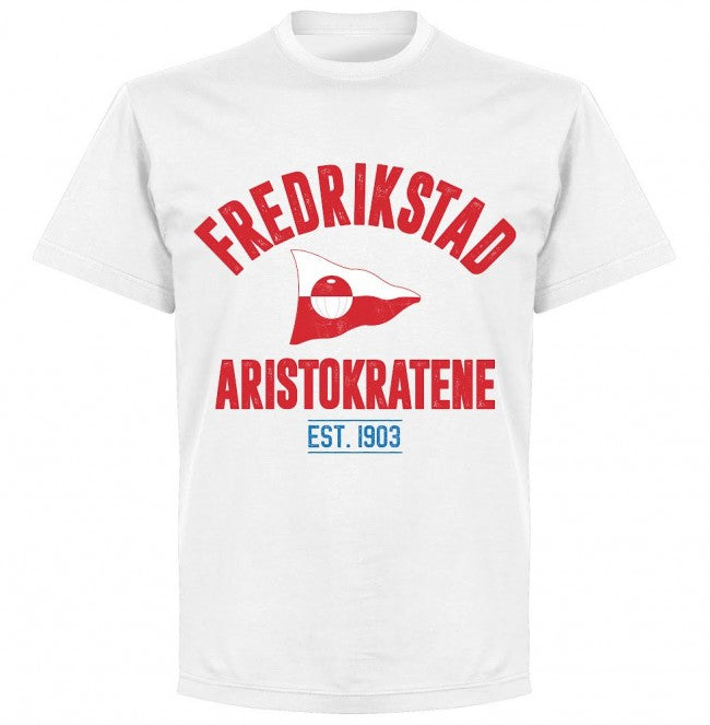 Fredrikstad Established T-shirt - White - Terrace Gear