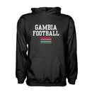 Gambia Football Hoodie - Black