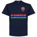 Gambia Team T-Shirt - Navy