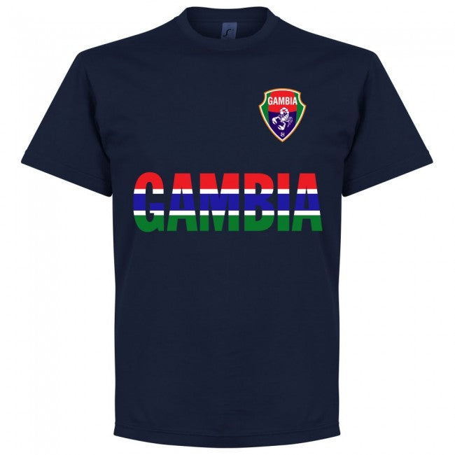 Gambia Team T-Shirt - Navy