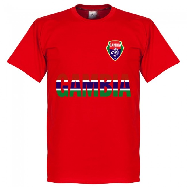 Gambia Team T-Shirt - Red