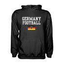 Germany Football Hoodie - Black
