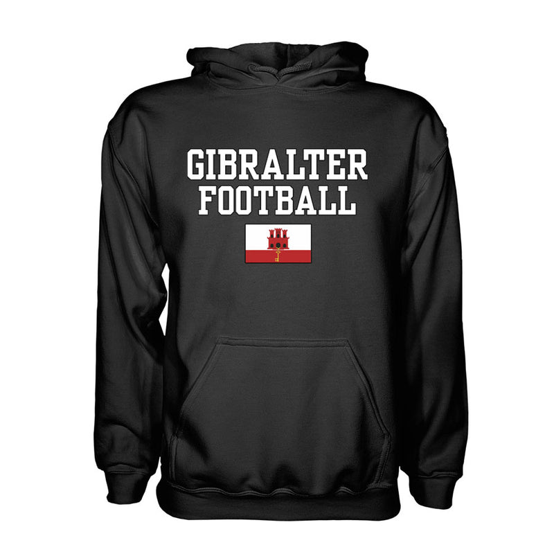 Gibralter Football Hoodie - Black