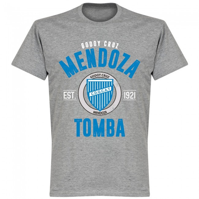 Godoy Cruz Established T-Shirt - Grey - Terrace Gear