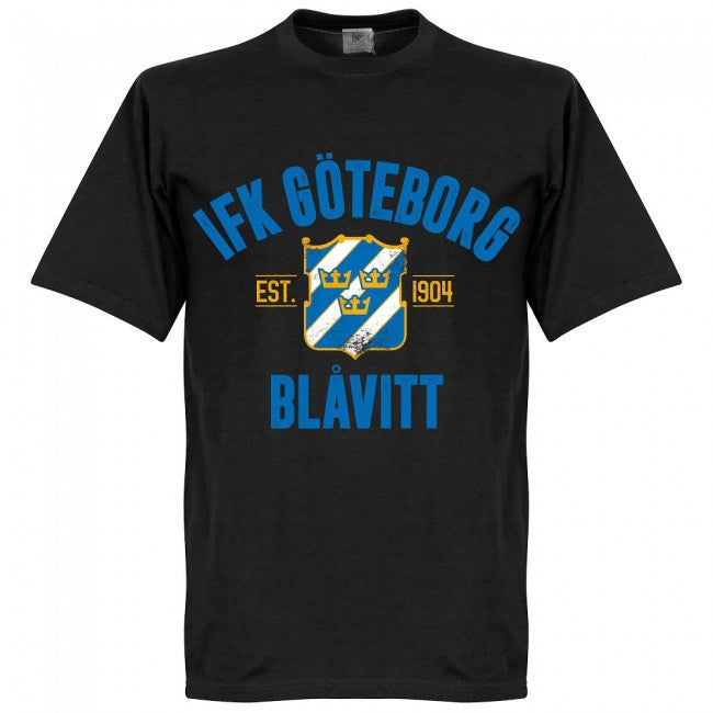 Gothenburg Established T-Shirt - Black - Terrace Gear