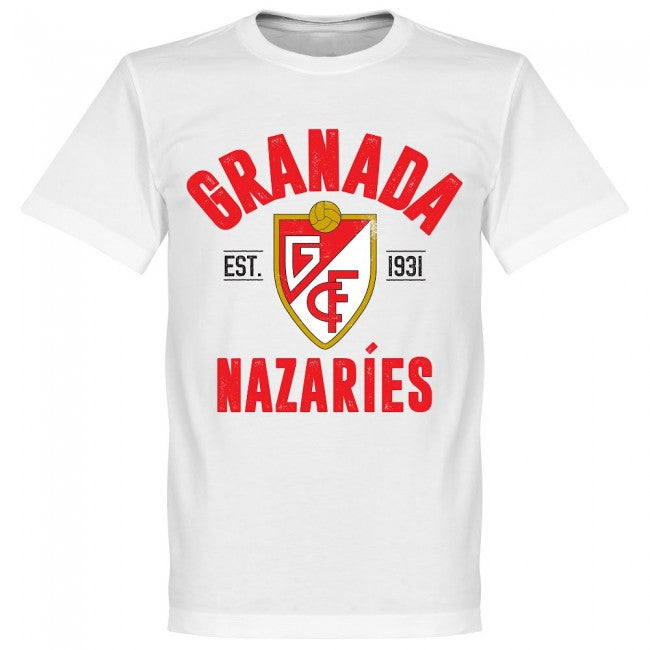 Granada Established T-Shirt - White - Terrace Gear