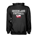 Greenland Football Hoodie - Black