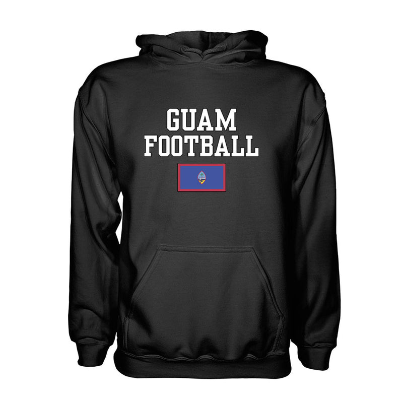 Guam Football Hoodie - Black