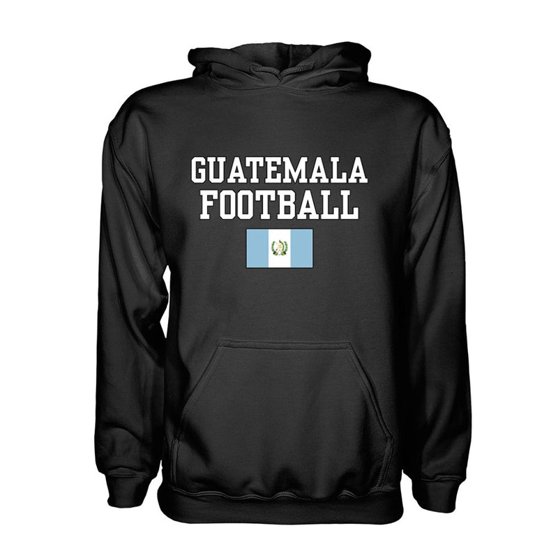 Guatemala Football Hoodie - Black