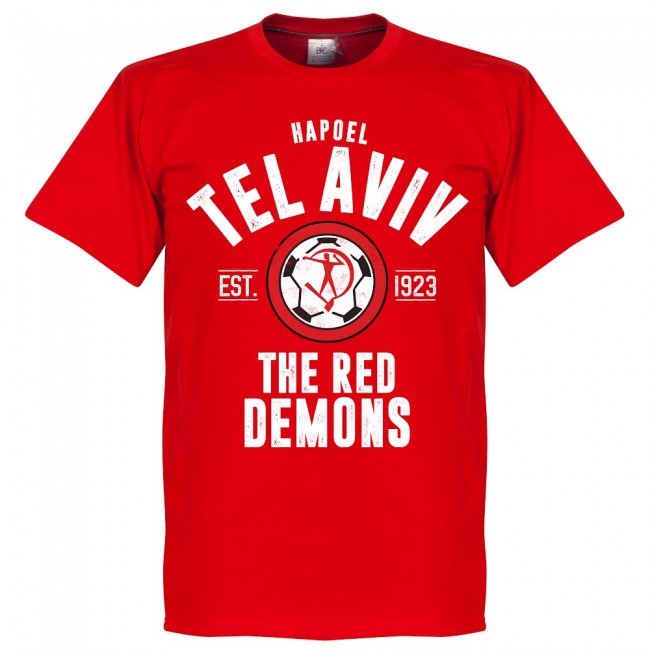 Hapoel Tel Aviv Established T-Shirt - Red