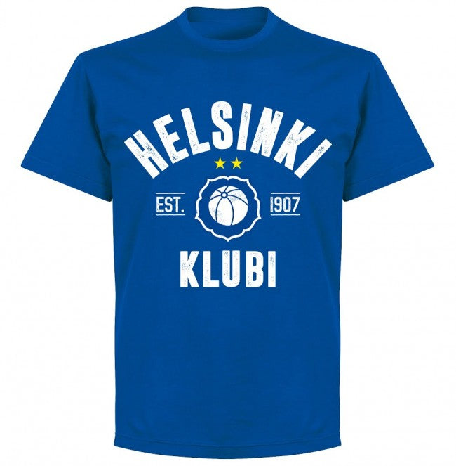 Helsinki Established T-shirt - Royal - Terrace Gear