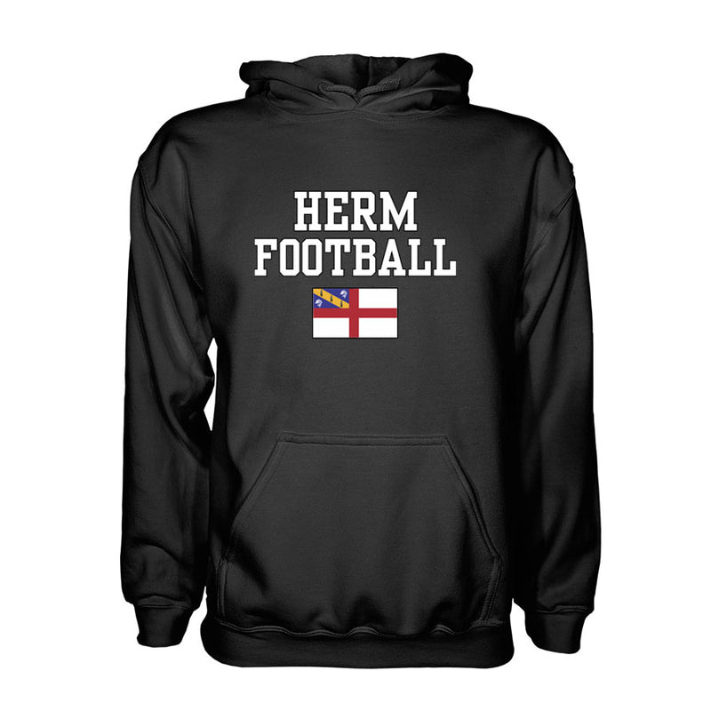 Herm Football Hoodie - Black