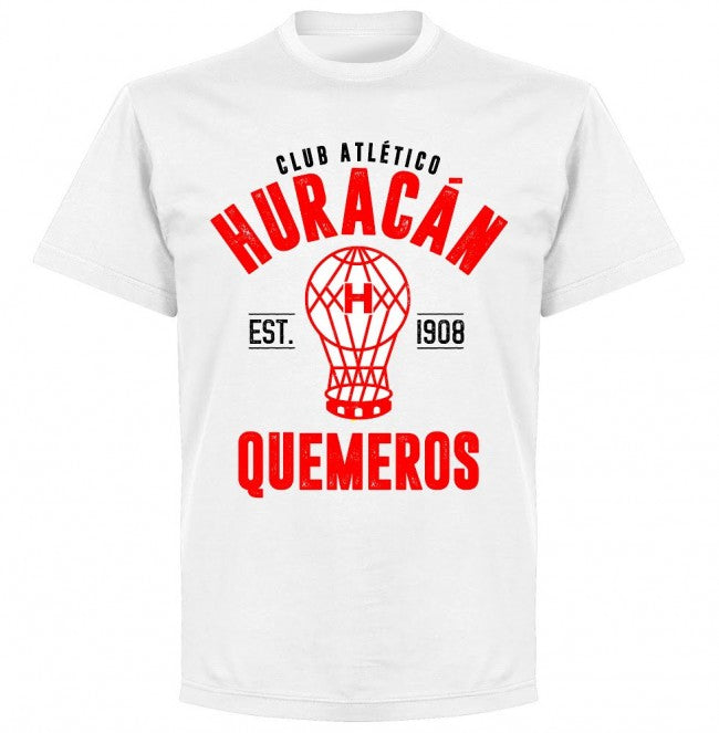 Huracan Established T-Shirt - White - Terrace Gear