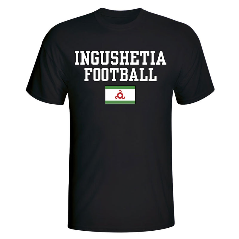 Ingushetia Football T-Shirt - Black