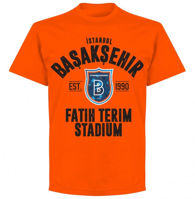 Istanbul Basaksehir Established T-shirt - Orange - Terrace Gear