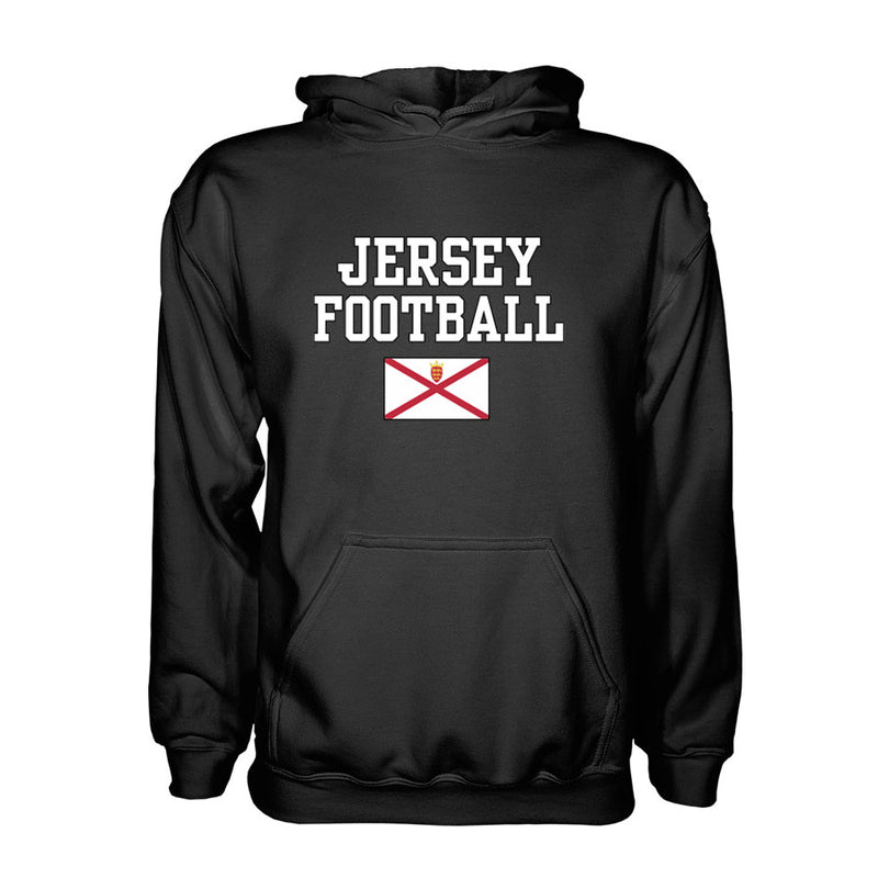 Jersey Football Hoodie - Black