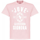 Juve Established T-Shirt - Pink - Terrace Gear