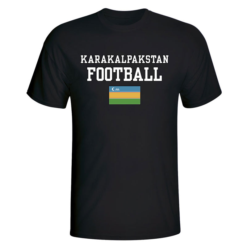 Karakalpakstan Football T-Shirt - Black