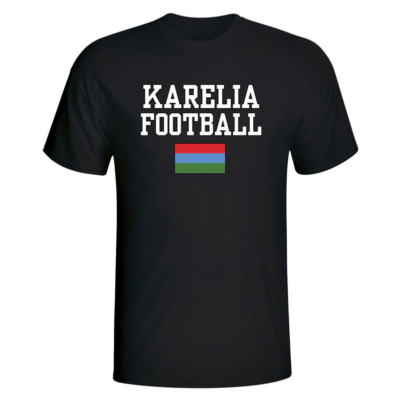 Karelia Football T-Shirt - Black