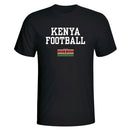 Kenya Football T-Shirt - Black