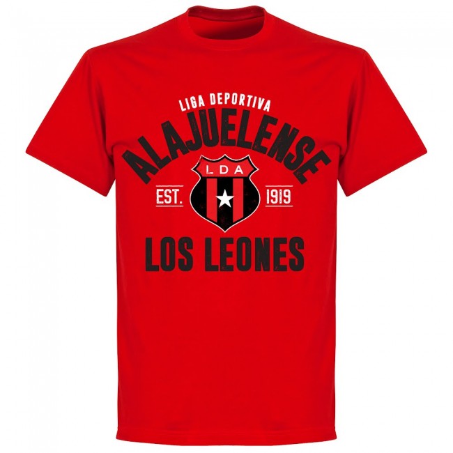 LD Alajuelense Established T-shirt - Red - Terrace Gear