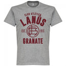 Lanus Established T-Shirt - Grey - Terrace Gear