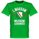 Legia Warsaw Established T-Shirt - Green - Terrace Gear